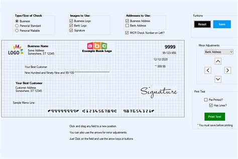 Check Writing / Check Printing Software for The .